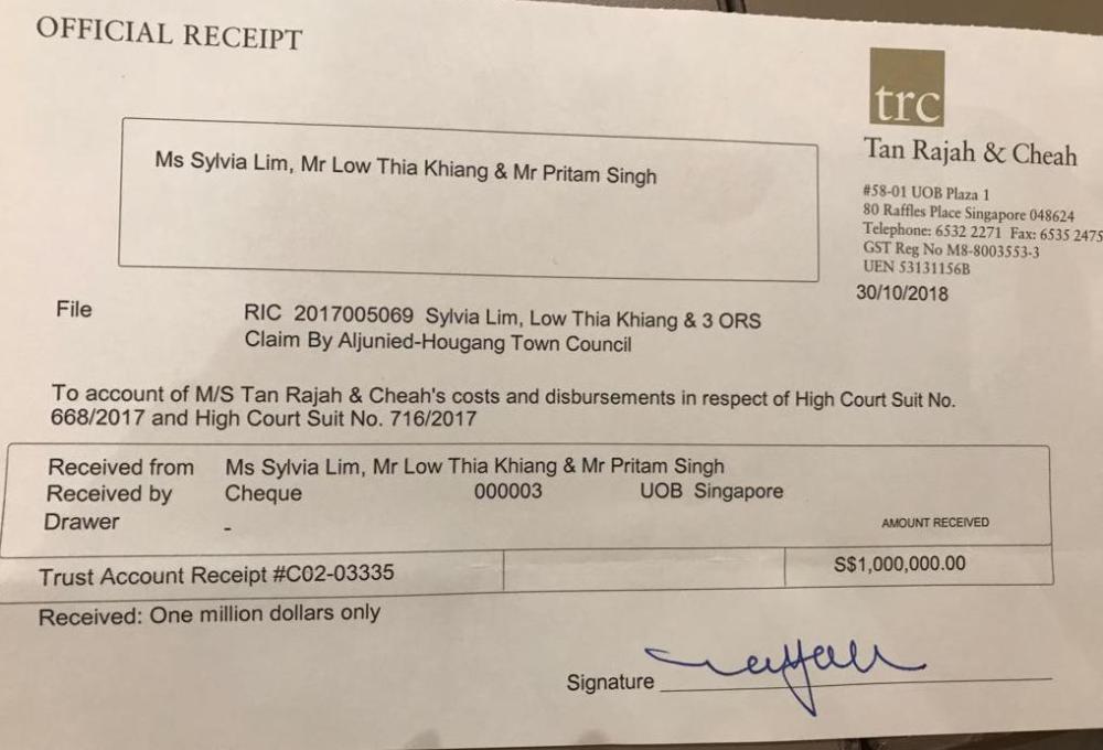 30102018 TRC Receipt